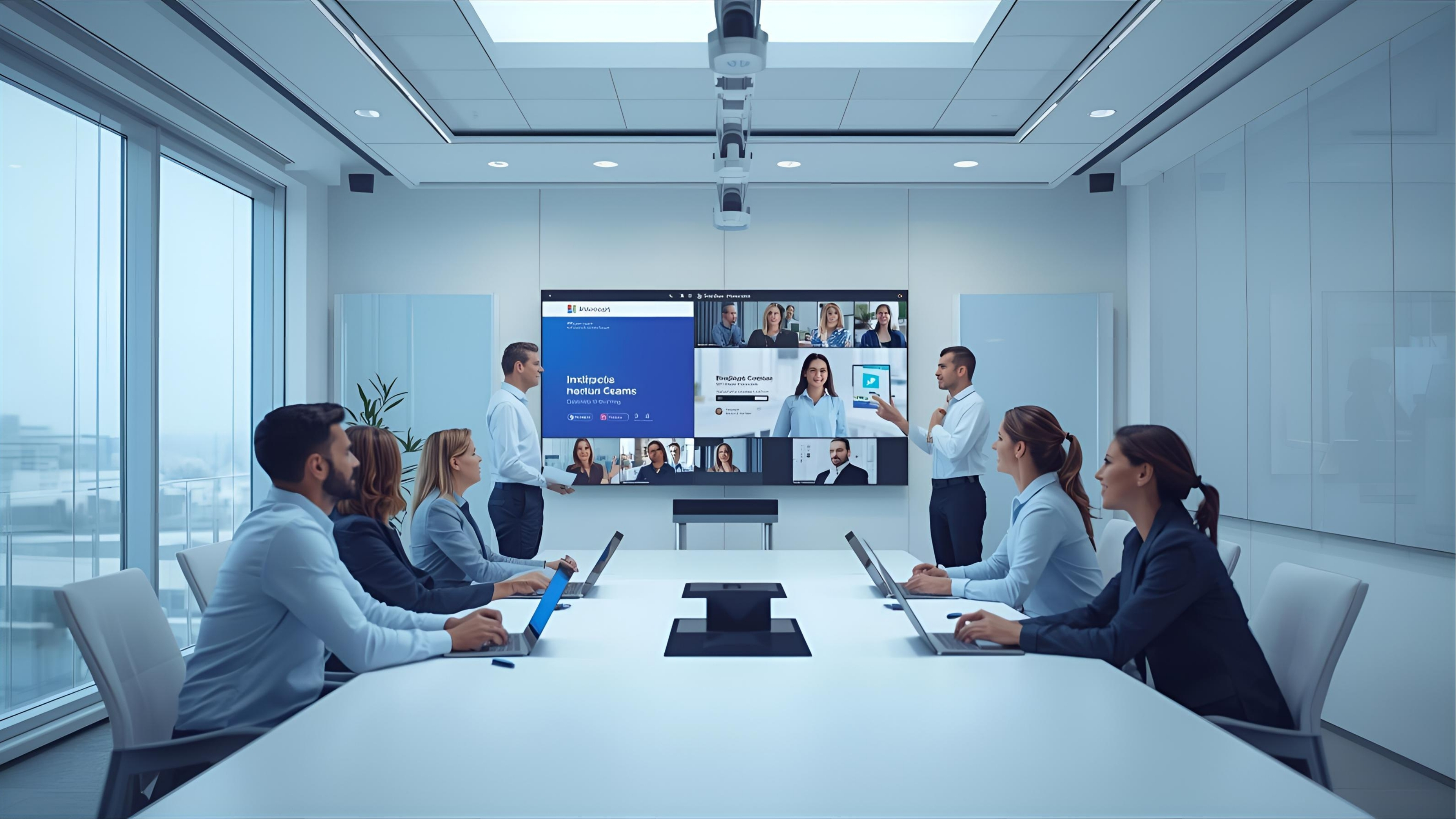 Executive boardroom integration with multi-camera and DSP tuning